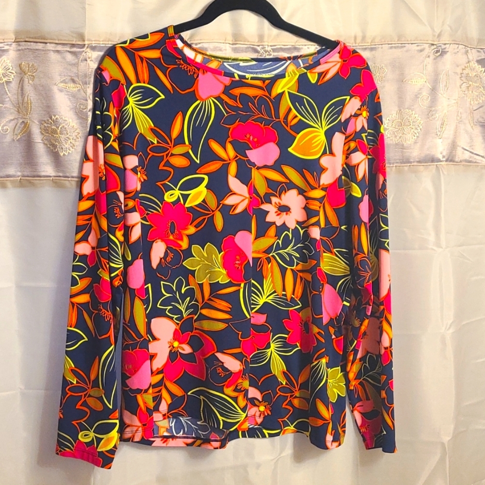 Vibrant floral top